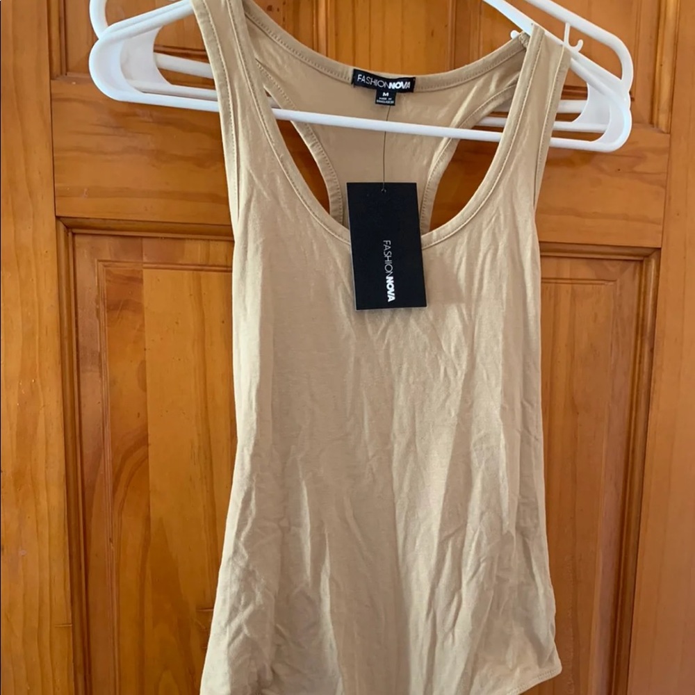 Fashion Nova Tan bodysuit